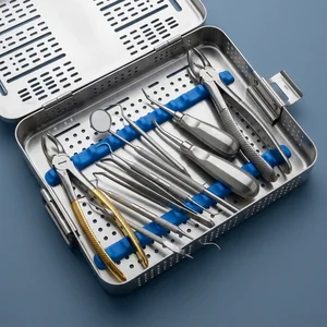 Set of 10 Pcs Oral Dental Extraction Kit+Extracting Forceps #150+151+10H (090212338)