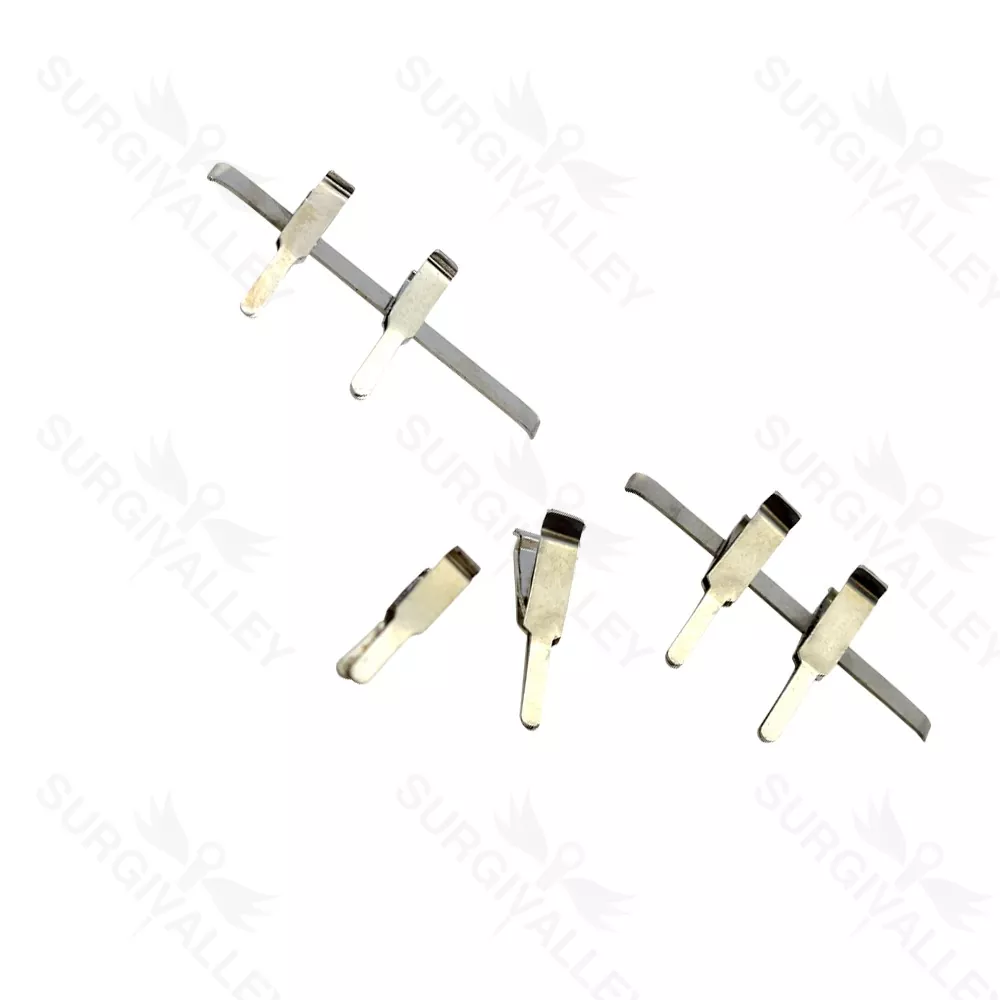 Acland Micro Vessel Clamps 6 Pcs Set For Plastic Surgery & Neurosurgery