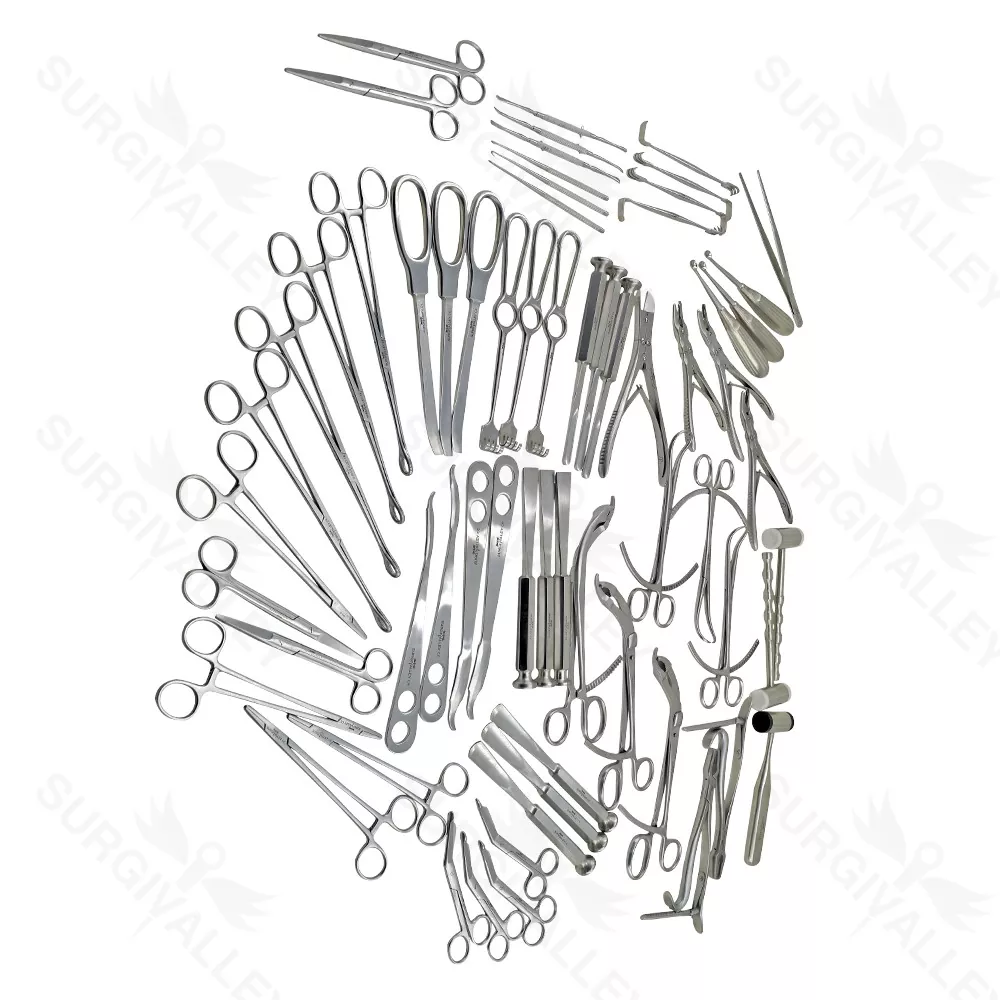 Basic Major Orthopedic 74 Pcs Set Surgical Instruments Grade A+