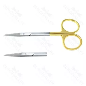 Iris Scissors Straight 4 1/2" Tungsten Carbide Surgical Instrument