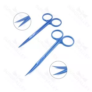 Wholesale Price Professional Titanium Iris Scissors Kelly Medical Surgical Scissors For Sale