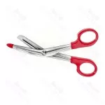 Lister Universal Bandage Scissors Serrated Inside Angled 145 mm 1 Blade Probe