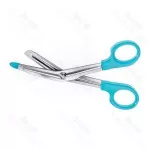 Lister Universal Bandage Scissors Serrated Inside Angled 145 mm 1 Blade Probe