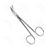 Northbent Ligature Scissors Curved To Side 120 mm Notch Tip Non Sterile Reusable