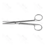 Stille Dissecting Scissors Round Blade Straight 150mm Blunt Non Sterile Reusable