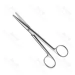 Stille Dissecting Scissors Round Blade Straight 150mm Blunt Non Sterile Reusable